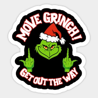 Move Grinch! Sticker